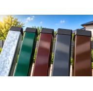 Kvadratinis tvoros stulpas 80x80 mm